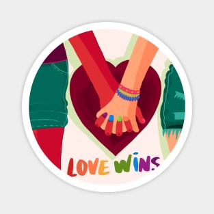 Love Wins Magnet